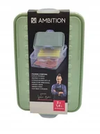 Pojemniki kuchenne - Ambition Alimente Pojemnik z pokrywką zielony 2x1,4l - miniaturka - grafika 1