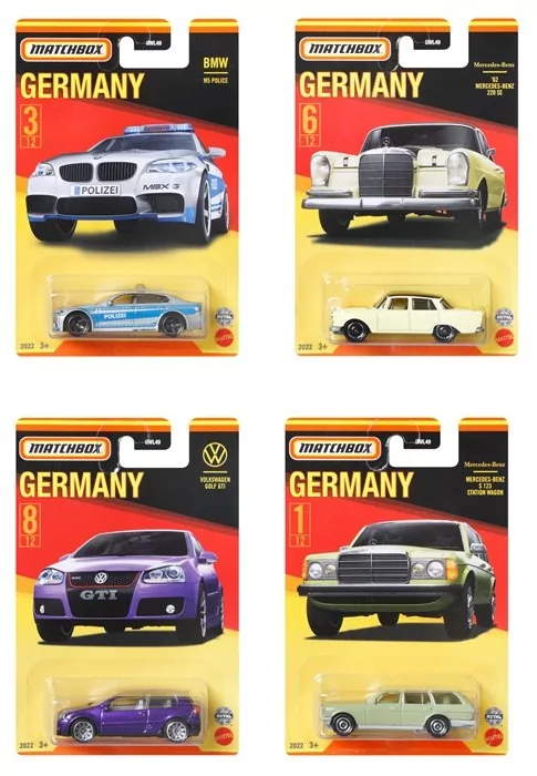 Mattel, Mb Samochodzik Niemcy, Ast Gwl49 Bc10