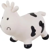 Skoczki dla dzieci - Sun Baby Skoczek gumowy krówka w łaty 53x50cm KX7647 - miniaturka - grafika 1