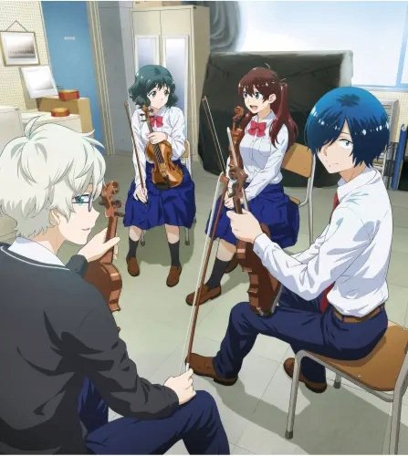 Plakat Anime Ao no Orchestra AO_001 A1+ (custom)