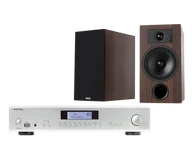 Zestawy stereo - Rotel A12 MkII (srebrny) + Tesi 3 (mokka) - miniaturka - grafika 1