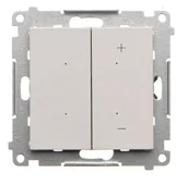 Wyłączniki światła i elektryczne - Kontakt Simon Ściemniacz do LED ściemnialnych klawiszowy Simon 55 - jasnoszary mat - miniaturka - grafika 1