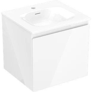 Mexen Orio szafka łazienkowa 50 cm z umywalką Vela, 1 szuflada, biała połysk - 91A10-05047-1-BF00-W23M00 - Szafki łazienkowe - miniaturka - grafika 1