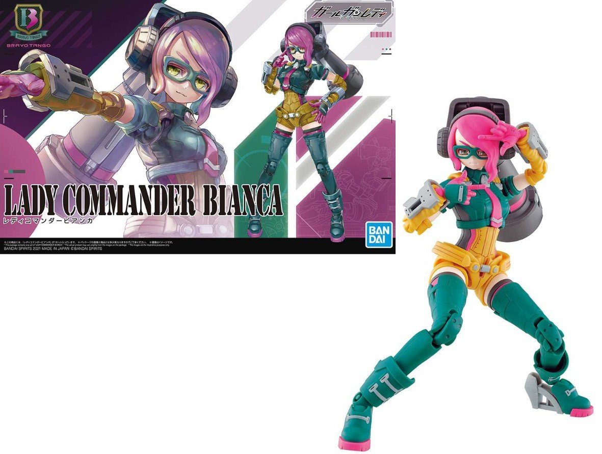 girl gun lady lady commander bianca model kit