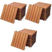 Podesty i deski tarasowe - Płytki drewniane Eucalyptus Wood 33 Set 30x30cm - miniaturka - grafika 1