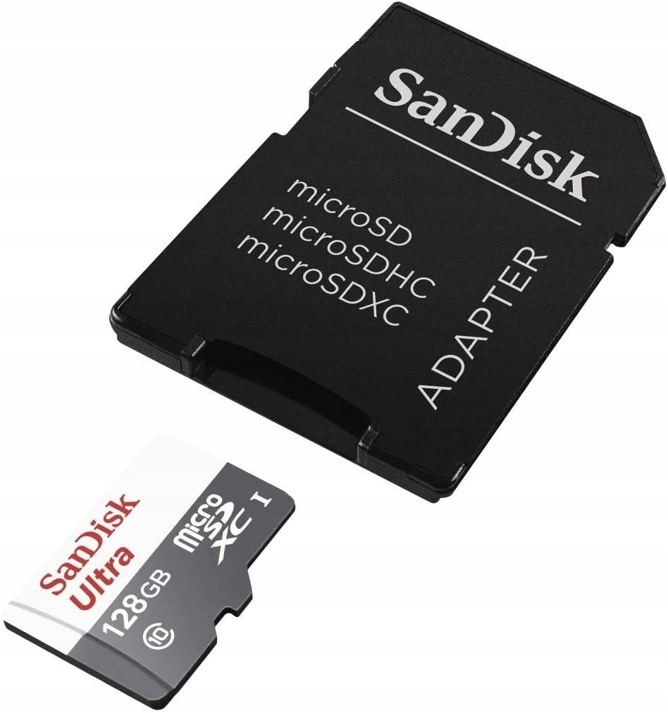 Karta PNY Karta pamięci SanDisk Ultra microSDXC 128 GB 100 MB/s + Adapter