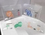 Teczki i skoroszyty - Teczka A4 plastikowa zapinana zwierzęta (12szt) - miniaturka - grafika 1