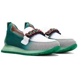 Mokasyny damskie Hispanitas BHV253948 BORNEO-V25 GRASS/WHITE 40 - Mokasyny damskie - miniaturka - grafika 1