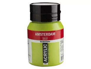 Talens Amsterdam, farba akrylowa, 500 ml, Zieleń oliwkowa, jasna - Przybory szkolne - miniaturka - grafika 2