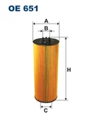 Filtry oleju - FILTRON OE651 - miniaturka - grafika 1