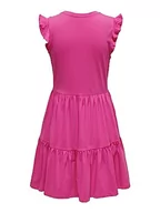 Sukienki - ONLY ONLMAY Cap Sleev FRIL Dress Box JRS NOOS sukienka, Shocking Pink, S, Shocking Pink, S - miniaturka - grafika 1