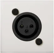 Inne akcesoria audio-wideo - Ścienny moduł AUDAC WMI18/W, XLR mic biały - miniaturka - grafika 1