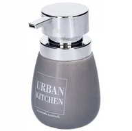 Mydelniczki i dozowniki mydła - Dozownik mydła do płynu do naczyń pojemnik szary - miniaturka - grafika 1