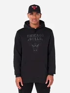 Bluzy męskie - Bluza męska z kapturem kangurka New Era NBA Regular Bulls 60505434 S Czarna (0197883645760). Bluzy z kapturem męskie - miniaturka - grafika 1