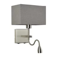 Lampy ścienne - Italux Norte WL-1122-2-BL-SN-RC-GR WL-1122-2-BL-SN-RC-GR - miniaturka - grafika 1