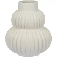 Wazony i flakony - Wazon ceramiczny Circulo biały, 13,5 x 15,5 cm - miniaturka - grafika 1
