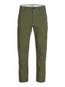 Spodnie męskie - Jack & Jones Spodnie chino "Marco" w kolorze khaki - miniaturka - grafika 1