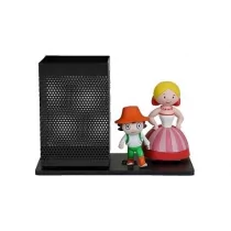 Tisso Toys Przybornik biurkowy z figurkami: Hanka i Cypisek - Tisso Toys - Przyborniki na biurko - miniaturka - grafika 1