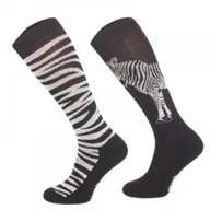 Skarpetki jeździeckie - Comodo Podkolanówki jeździeckie ZEBRA - miniaturka - grafika 1