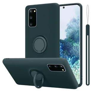 Pokrowiec Do Samsung Galaxy S20 FE w LIQUID ZIELONY Etui TPU Obudowa Ochronny Case Cover Plecki Cadorabo - Etui i futerały do telefonów - miniaturka - grafika 1