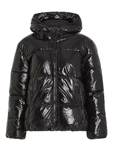 Vila Damska kurtka pikowana Vibuda L/S z kapturem, czarny, 38 - Kurtki damskie - miniaturka - grafika 1