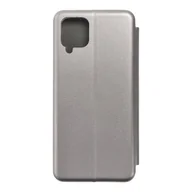 Etui i futerały do telefonów - Forcell Kabura Book Elegance do SAMSUNG A12 stalowy - miniaturka - grafika 1