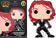 Plecaki - Loungefly POP! Large Enamel Pin MARVEL INFINITY SAGA: BLACK WIDOW - Black Widow - Avengers Infinity War emaliowane igły - urocza broszka do kolekcjonowania - do plecaków i toreb - pomysł na prezent - miniaturka - grafika 1