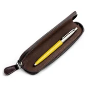 Zestawy piśmiennicze - Zestaw prezentowy Parker Jotter Żółty w brązowym etui - miniaturka - grafika 1