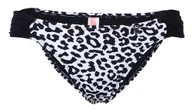 Stroje kąpielowe - Czarno-biała panterka majtki od stroju M - miniaturka - grafika 1
