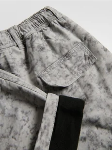 Reserved - Ocieplane spodnie cargo - ciemnoszary - Spodnie i spodenki dla chłopców - miniaturka - grafika 1