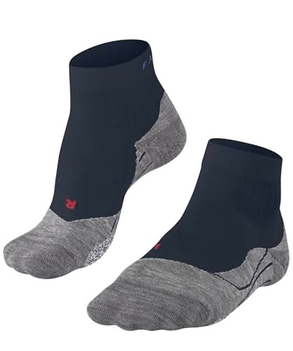 FALKE Kobiety Skarpety padel PL4 Short W Sso bawełna materiał funkcyjny przeciw pęcherzom 1 Para, Niebieski Space Blue 6116, 37-38