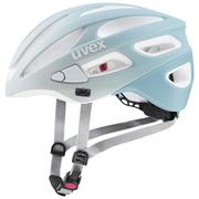 Kaski rowerowe - Kask rowerowy Uvex True cc biało- niebieski mat - miniaturka - grafika 1