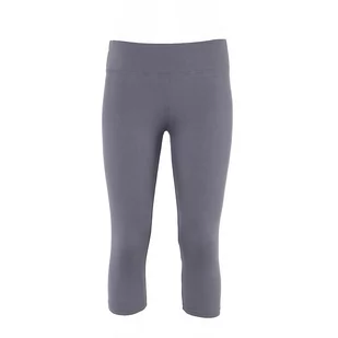 Legginsy damskie ¾, szare, rozmiar S/M - Legginsy - miniaturka - grafika 1