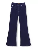 Spodnie damskie - Lee Spodnie damskie Breese, niebieski (Blueberry), 28W / 33L - miniaturka - grafika 1