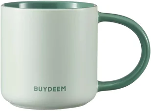 Kubek ceramiczny Buydeem 300ml CD1018 Zielony - Kubki - miniaturka - grafika 1