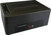 Obudowy i kieszenie na dyski twarde - Stacja dokująca LC-Power LC-Power LC-DOCK-U3-V stacja dokująca do dysków twardych USB 3.2 Gen 1 3.1 Gen 1 Type-B Czarny - miniaturka - grafika 1