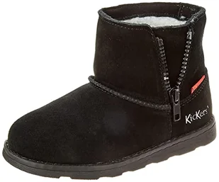 Kickers Aldiza, Botki dziewczęce, czarny, 33 EU - Botki damskie - miniaturka - grafika 1
