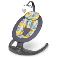 Leżaczki i huśtawki - Lionelo, Ralf, Leżaczek/Bujaczek 2w1, Grey Concrete, Szary - miniaturka - grafika 1