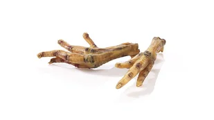 Maced Kurza łapka naturalna 6-8cm (wędzona) - Suplementy i witaminy dla psów - miniaturka - grafika 1
