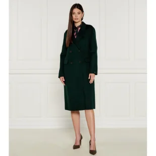 Tommy Hilfiger Wełniany płaszcz - Płaszcze damskie - miniaturka - grafika 1