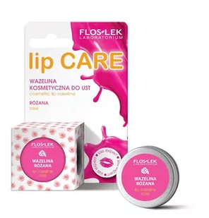 Flos-Lek Lip Care wazelina kosmetyczna do ust różana 15g - Balsamy do ust - miniaturka - grafika 1
