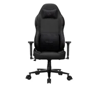 Fotele gamingowe - Ultradesk OVERLORD Gamingowy do 150kg Tkanina Czarny - miniaturka - grafika 1