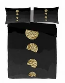 Pościel - Matex Pościel satynowa 220x200 geometria czarna złota Prestige 1 - miniaturka - grafika 1
