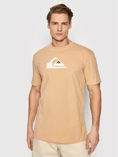 Koszulki męskie - Quiksilver T-Shirt Comp EQYZT06534 Pomarańczowy Regular Fit - grafika 1