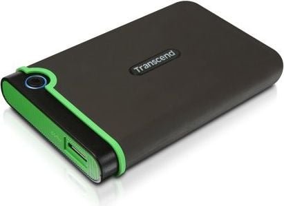 Transcend 2TB Czarno-zielony TS2TSJ25M3 zewnętrzny