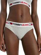 Majtki damskie - TOMMY HILFIGER MAJTKI DAMSKIE BRAZILIAN SZARE S - miniaturka - grafika 1