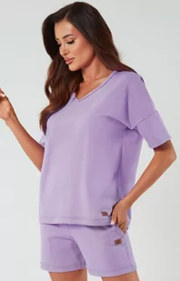 Krótkie spodenki damskie liliowe Madri, Kolor liliowy, Rozmiar S, Italian Fashion - Intymna - Piżamy damskie - miniaturka - grafika 1