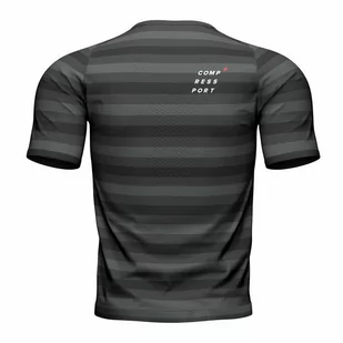 COMPRESSPORT Koszulka biegowa PERFORMANCE SS T-SHIRT czarny - Koszulki sportowe męskie - miniaturka - grafika 10