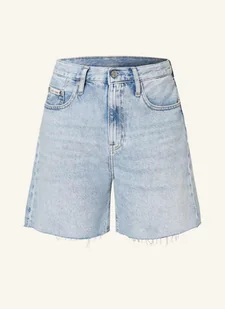 Calvin Klein Jeans Szorty Jeansowe blau - Spodnie sportowe damskie - miniaturka - grafika 1