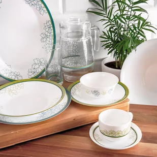 Komplet obiadowy / kawowy Orbea Essence 46-elementowy LUMINARC - Serwisy obiadowe - miniaturka - grafika 1